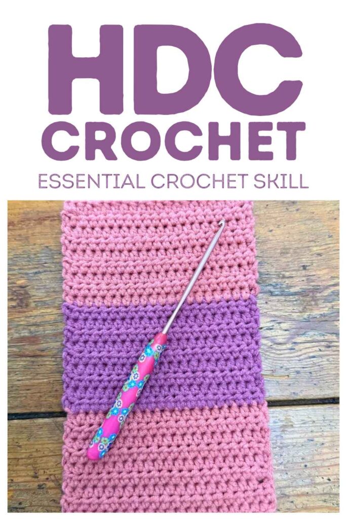 photo of hdc crochet sample