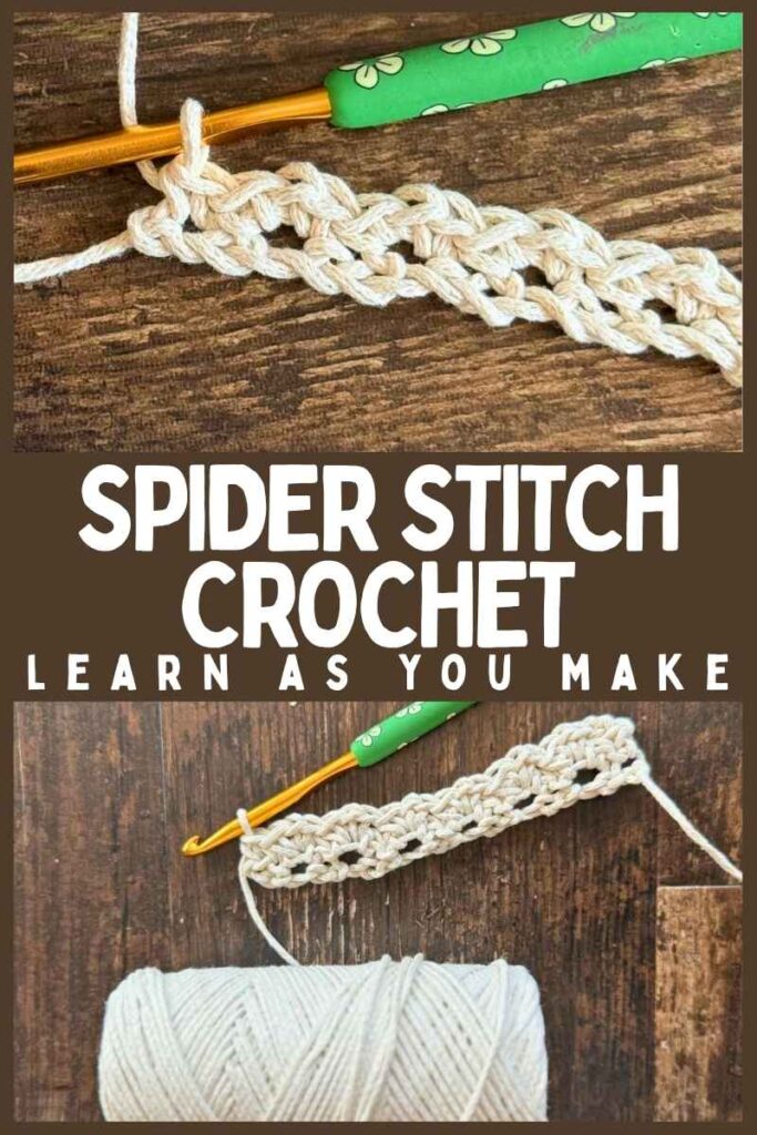 photos of spider stitch crochet