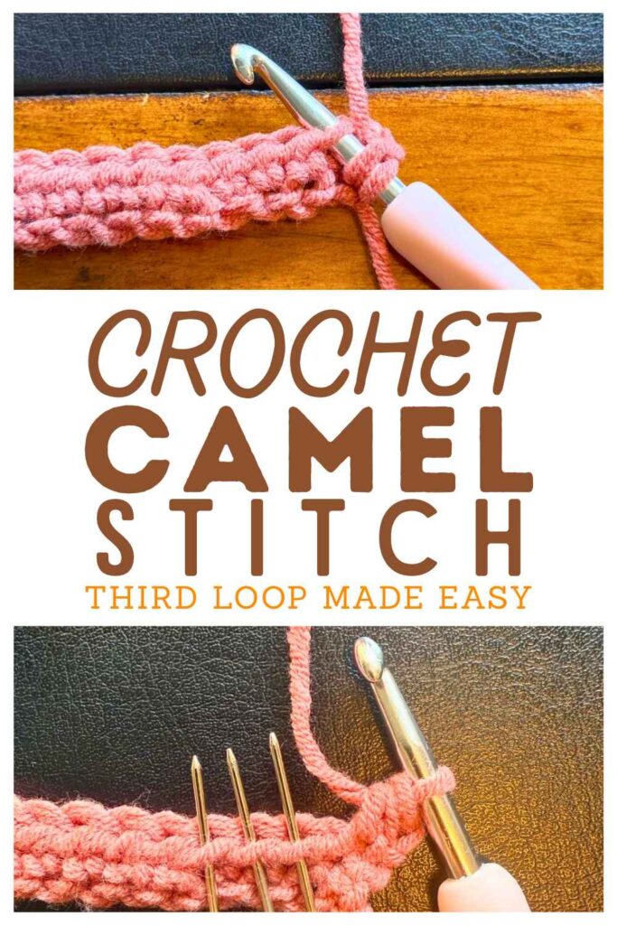 photo of crochet camel stitch samples
