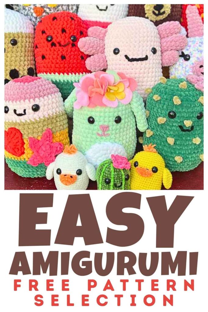 photos of beginner friendly crochet plushies
