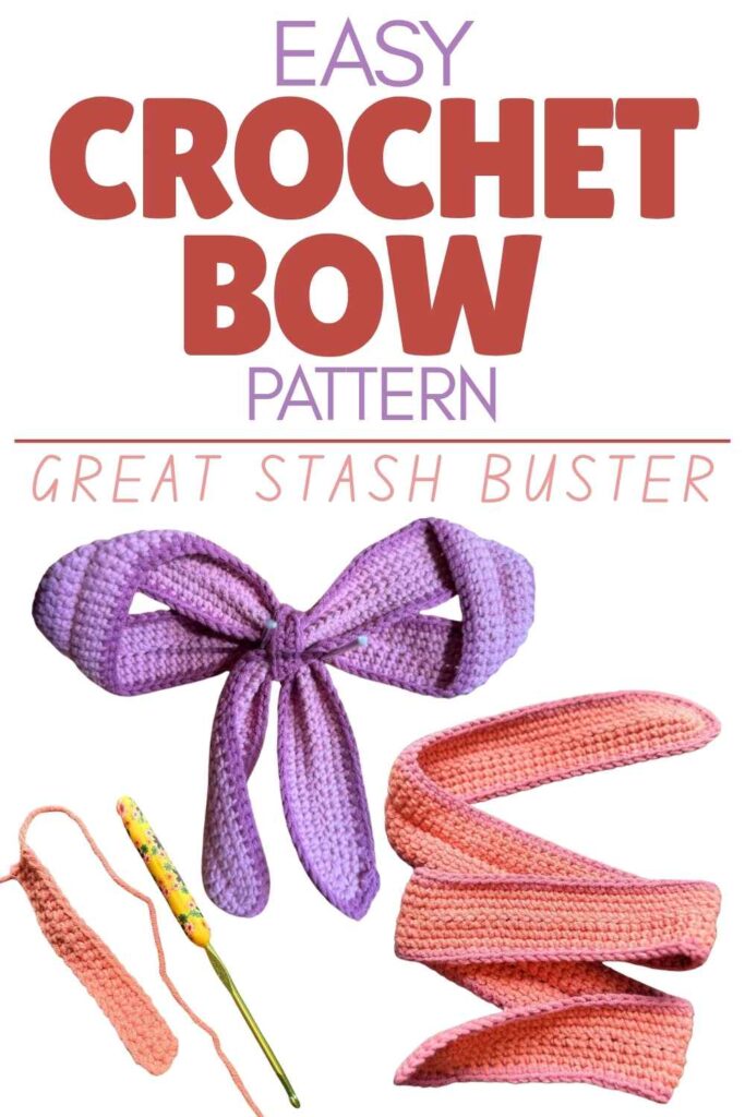 photo of crochet bows