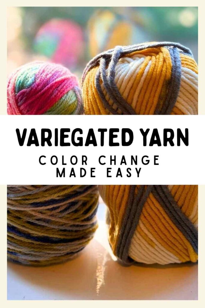 photo of variegated yarn