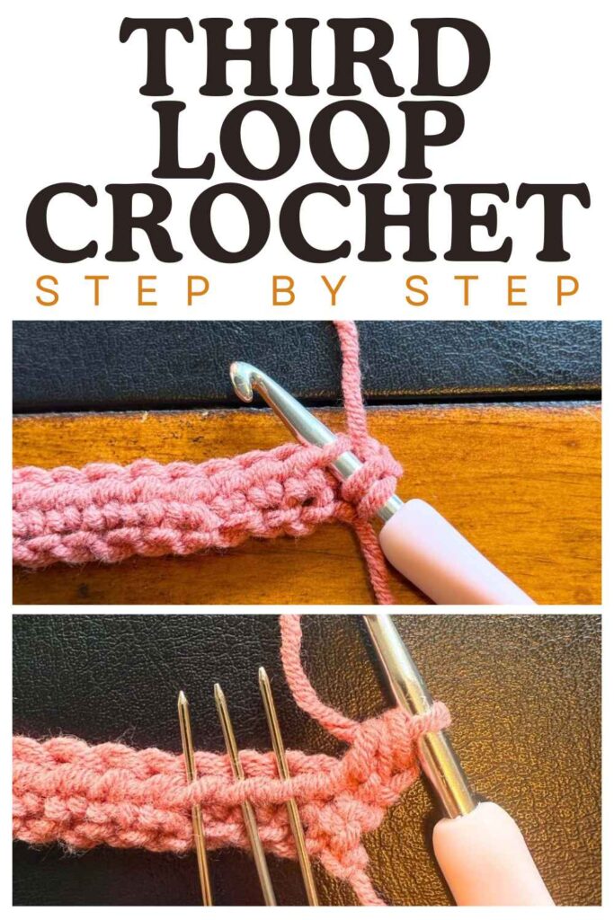 photos of third loop crochet samples