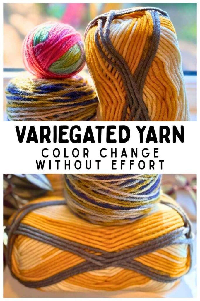photo of variegated yarn