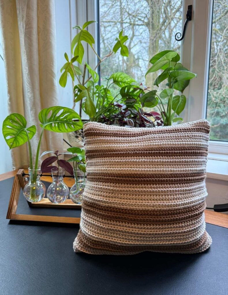 flo and blo crochet cushion cover