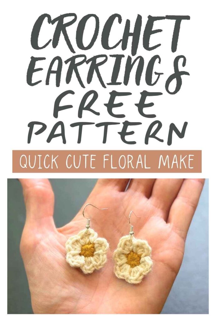 photo of crochet earrings