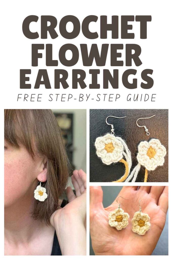 photos of crochet earrings