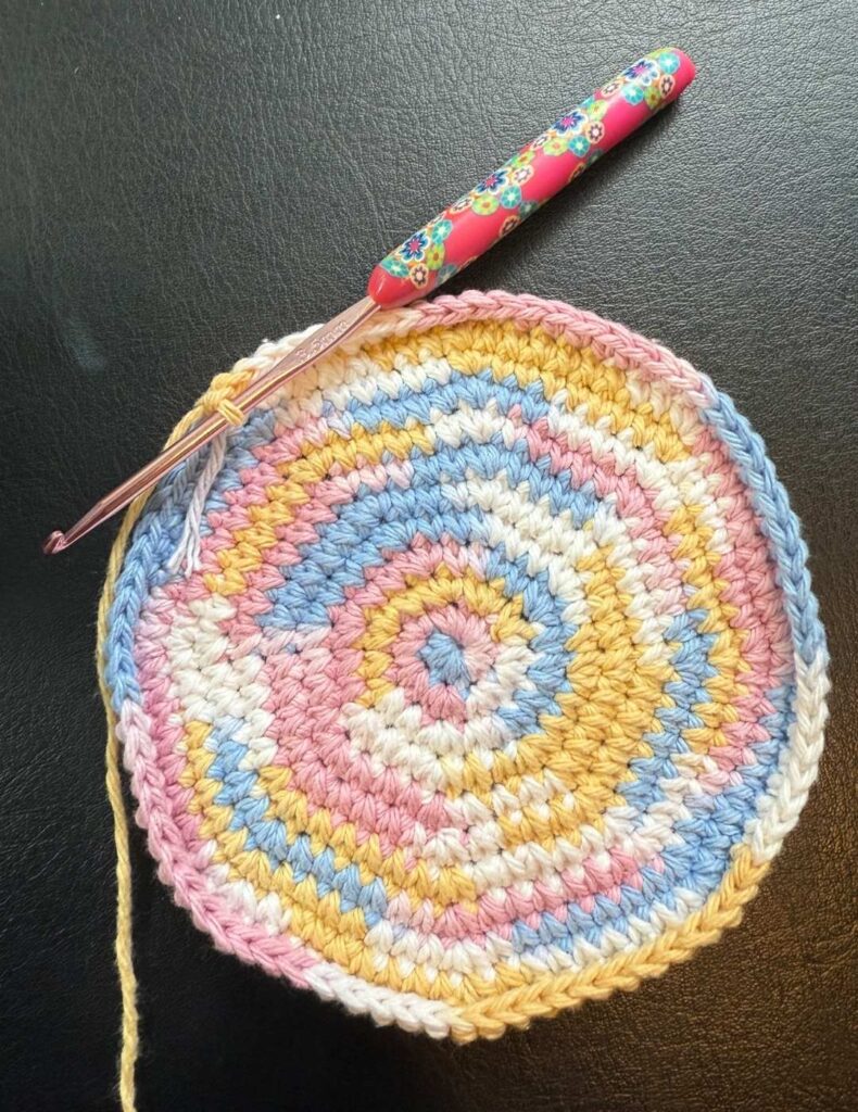 front loop only round