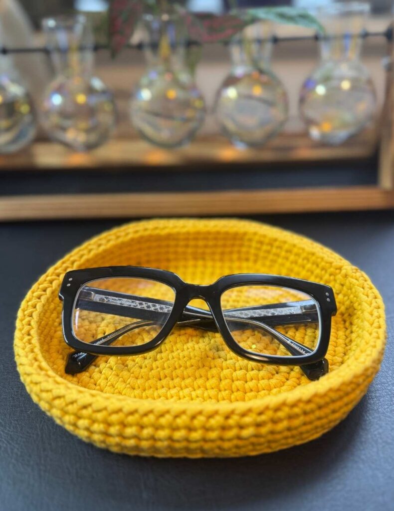 glasses holder on my desk