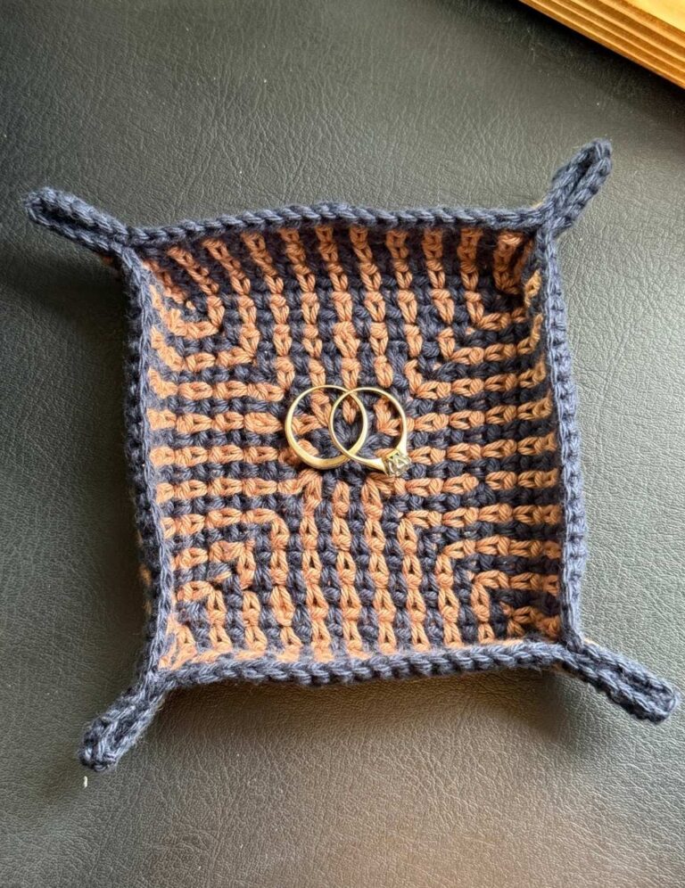 Crochet Trinket Tray