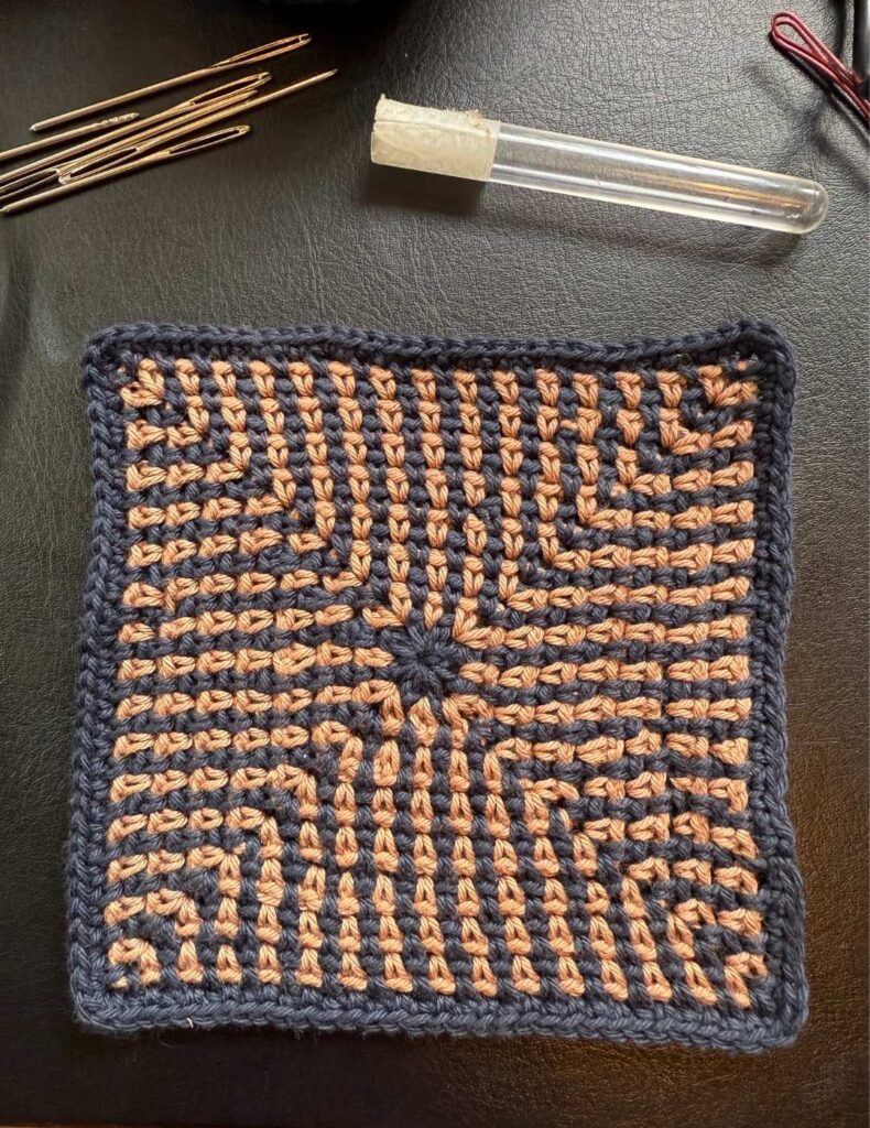 later stages of the tray before folding