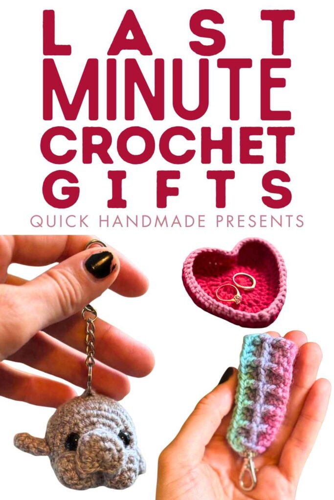 photo of last minute crochet gifts