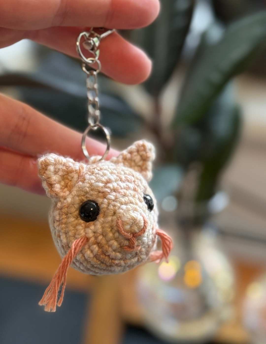 cat keychain