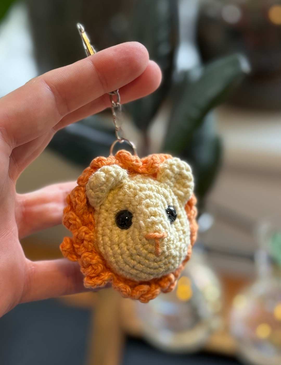 lion keychain