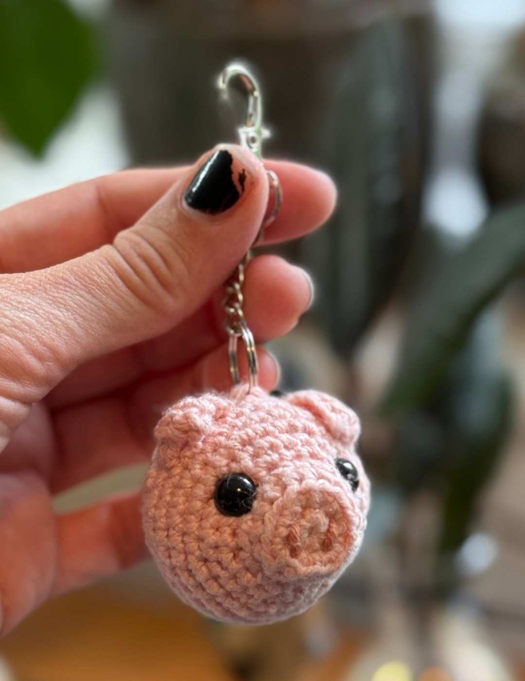 pig keychain