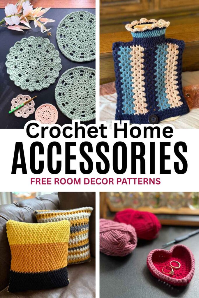 photo of crochet home accessories