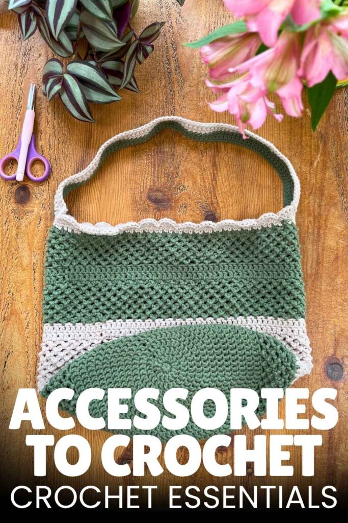 photo of crochet bag